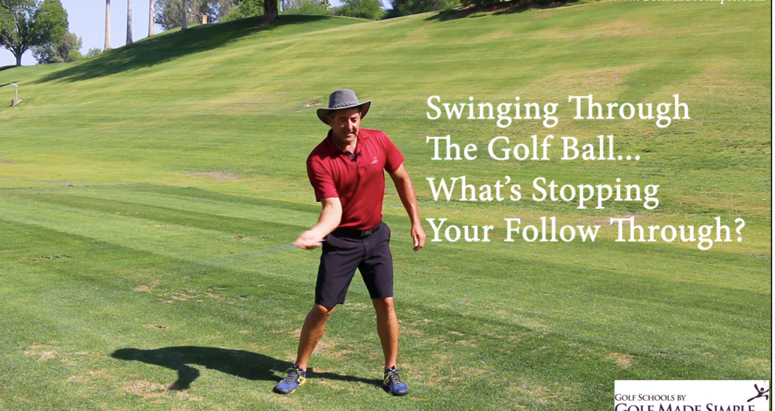 Swinging Through The Golf Ball