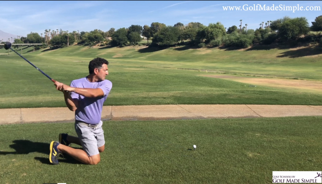 This week's video focuses on how to get your body more connected to produce better shots more often … by hitting from the knees!